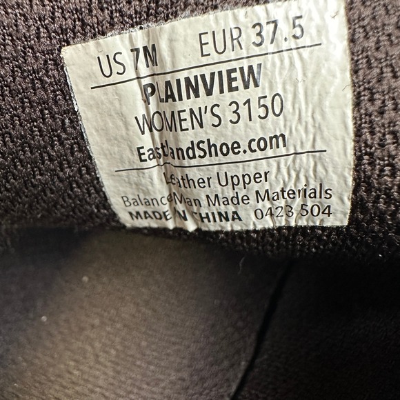 Eastland Plainview Oxford Shoes Brown Leather Women's US 7M - Picture 4 of 12